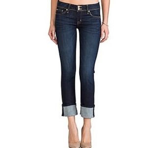 Hudson Ginny Crop Straight With Cuff Jean